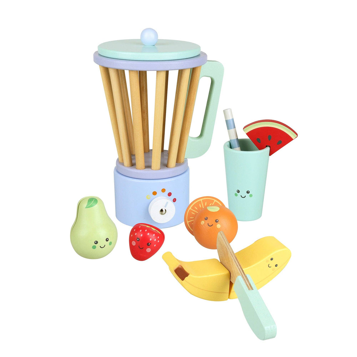 Orange Tree Toys | Smoothieblender i tre med frukt