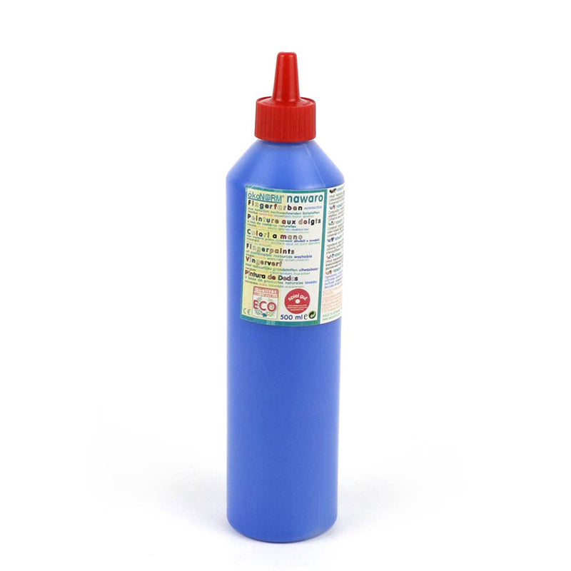 ökoNORM | Nawaro finger paint, 500 ml, blå