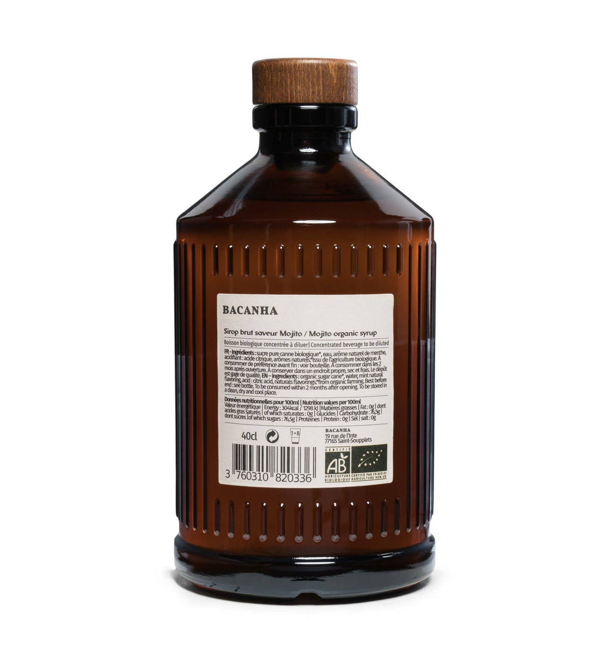Bacanha | Mojito-sirup, økologisk - 400ml