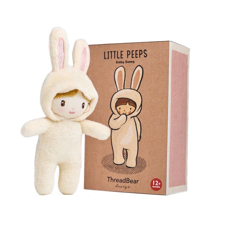 Tender Leaf | Little Peeps Binky Bunny – liten kanindukke, 12 cm