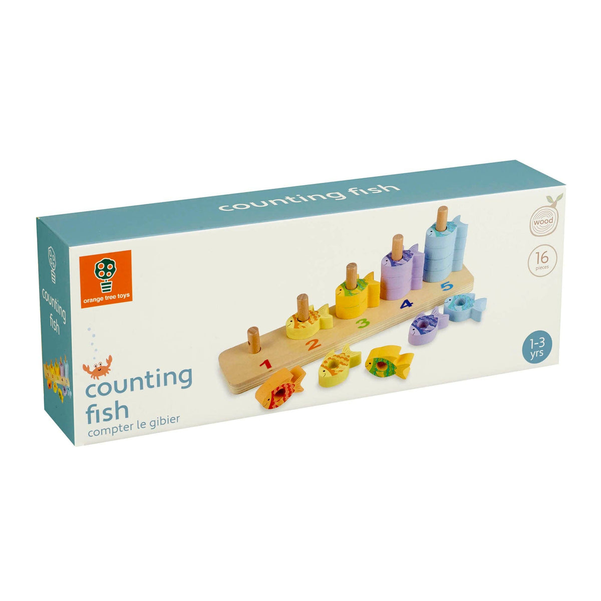 Orange Tree Toys | Fisk, Telle- og Stablespill
