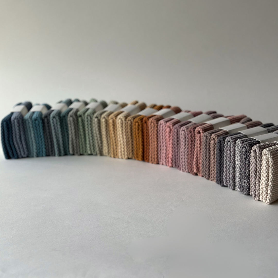 Aspegren | Økologiske Kjøkkenkluter 2 pk, Blå -  25 x 25 cm