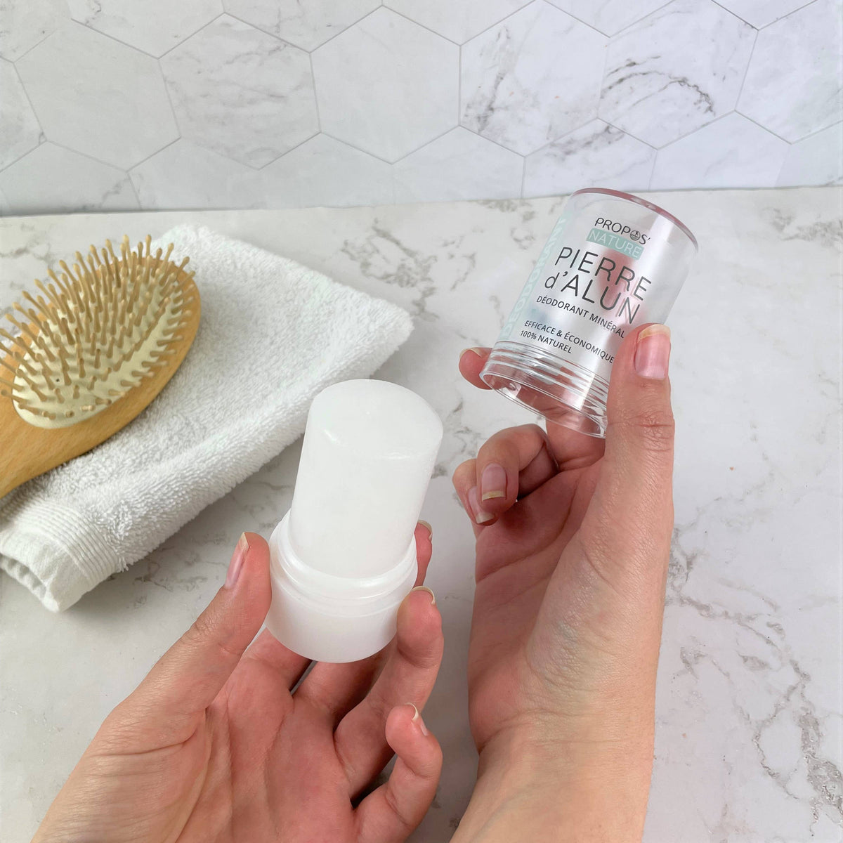 Propos'Nature | Naturlig Saltstein Deodorantstift – Parfymefri og skånsom (115 g)