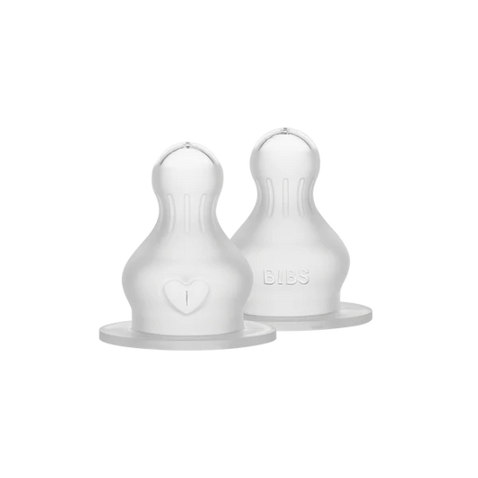 BIBS | Silikon flaske-smokk 2pk | Medium Flow