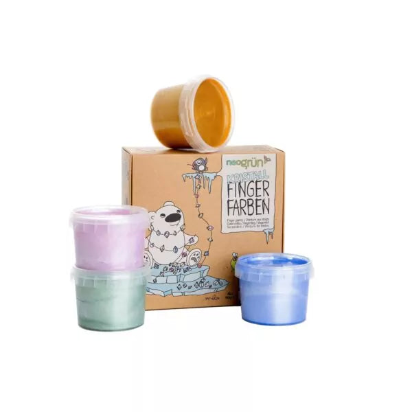 neoGRÜN | Fingermaling Sett | Crystal Mika