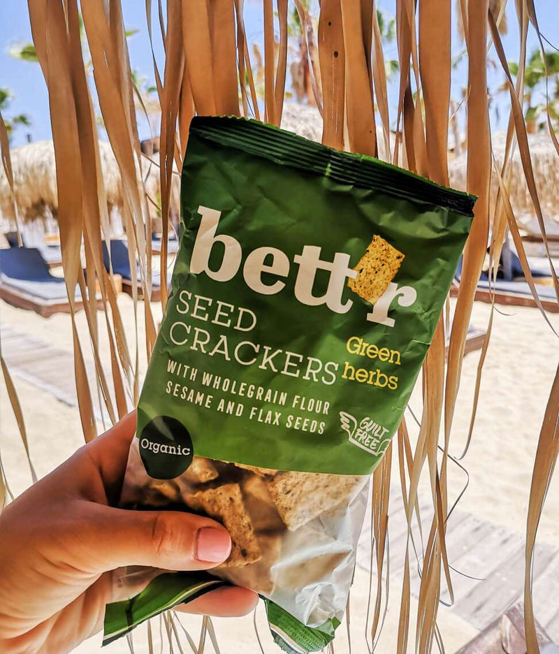 Smart Organic | Bett’r – Økologiske seed crackers med urter – 150 g