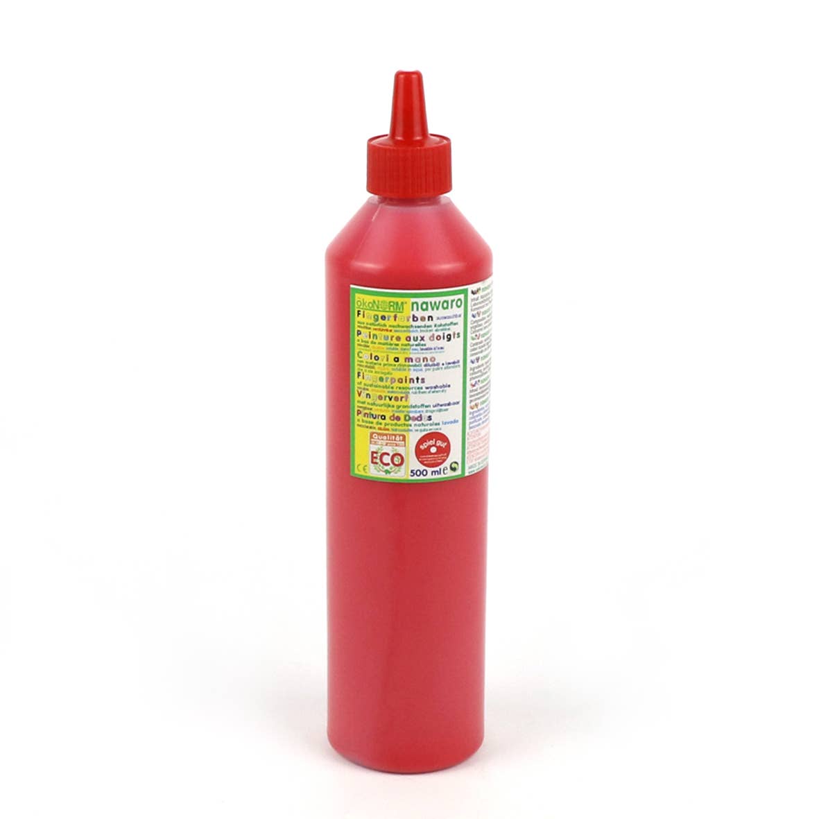ökoNORM | Nawaro finger paint, 500 ml, Rød