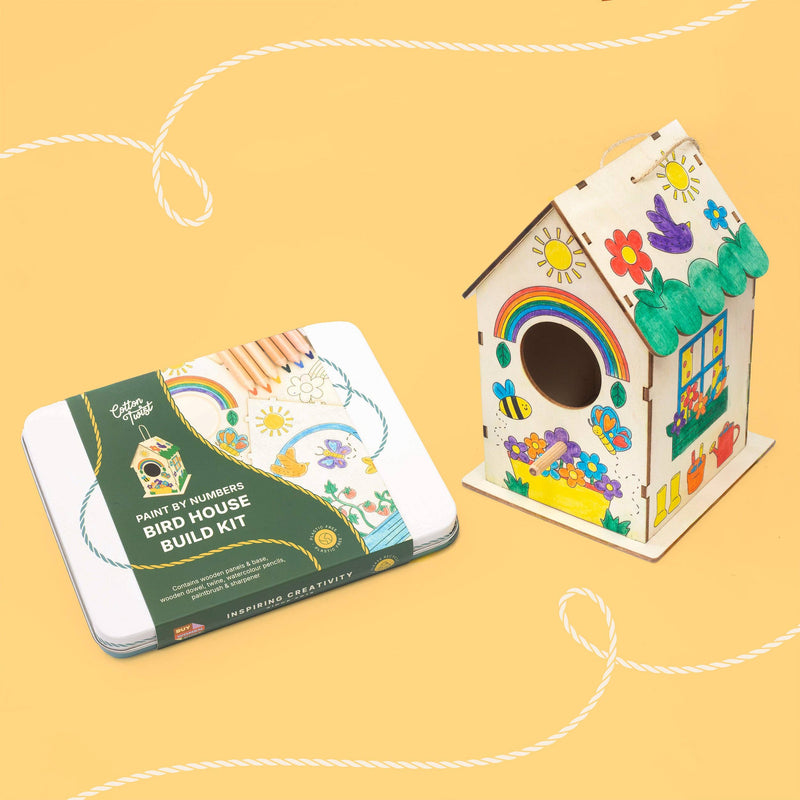 Cotton Twist | Fargelegg og bygg ditt eget fuglehus – kreativt hobbysett