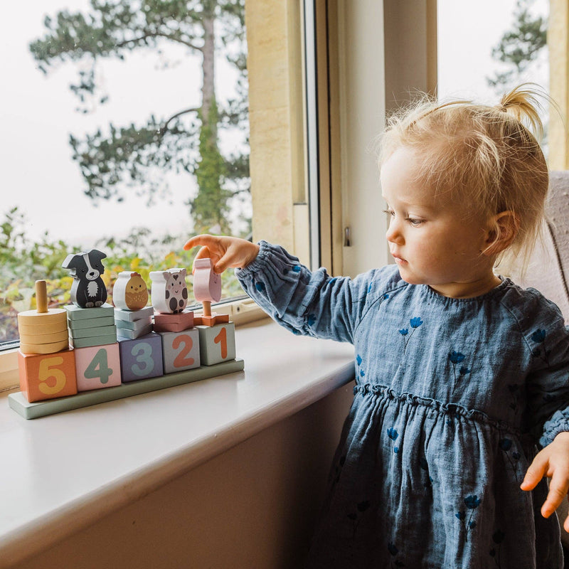 Orange Tree Toys | Gårdsdyr | Telle og Stablespill
