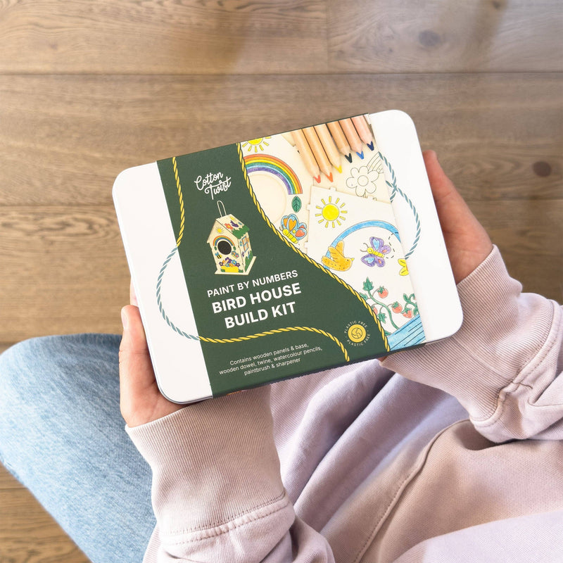 Cotton Twist | Fargelegg og bygg ditt eget fuglehus – kreativt hobbysett