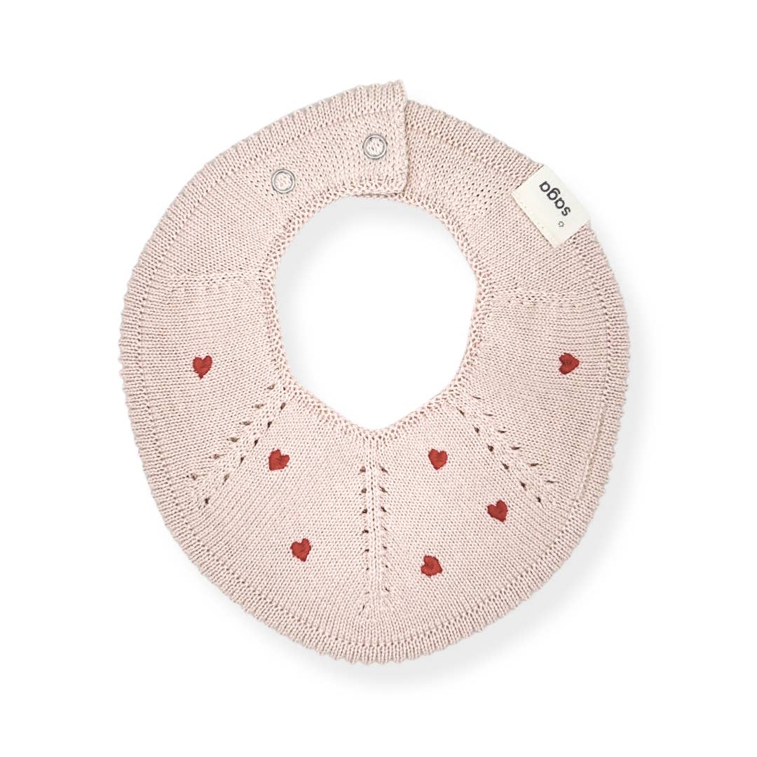 Saga Copenhagen | Smekke i Økologisk Bomull, "Baby Blush Heart"