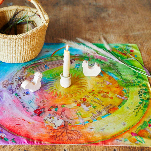 Sarah’s Silks | Lekesilke - Mini Around the Year on the Farm (53x53 cm)