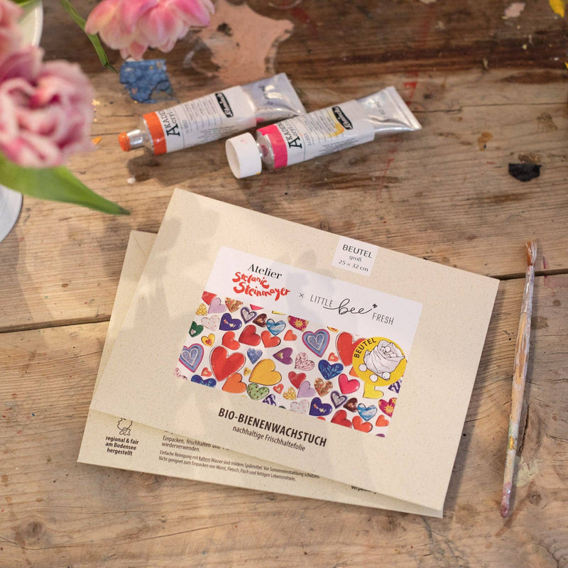 Little Bee Fresh | Stor bivokspose, 25 x 35 - From the Heart