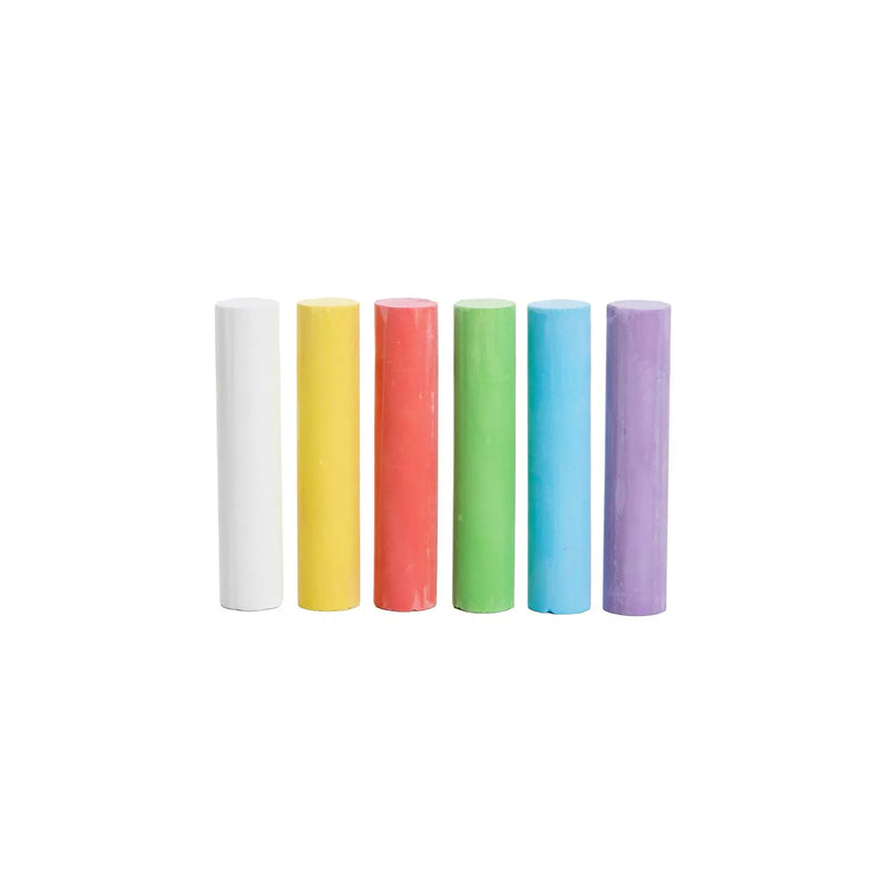 neoGRÜN | Scribble Chalk Gatekritt, Tegnekritt 6 pk