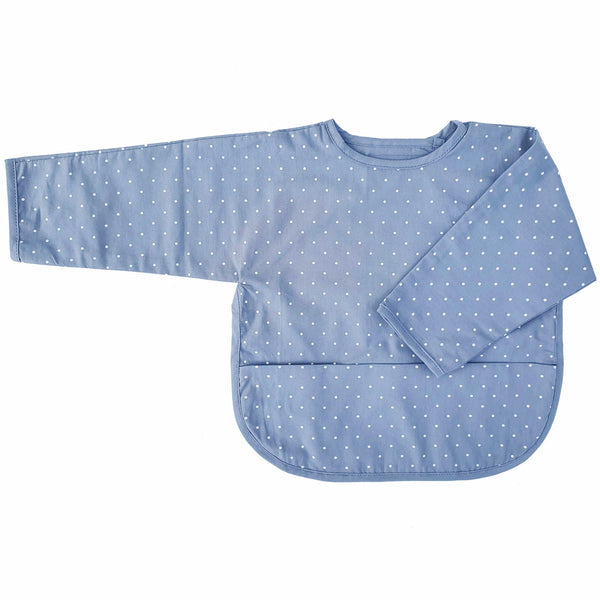 Summerville Organic | Langermet smekke i 100% økologisk bomull | Dusty Blue Dotty
