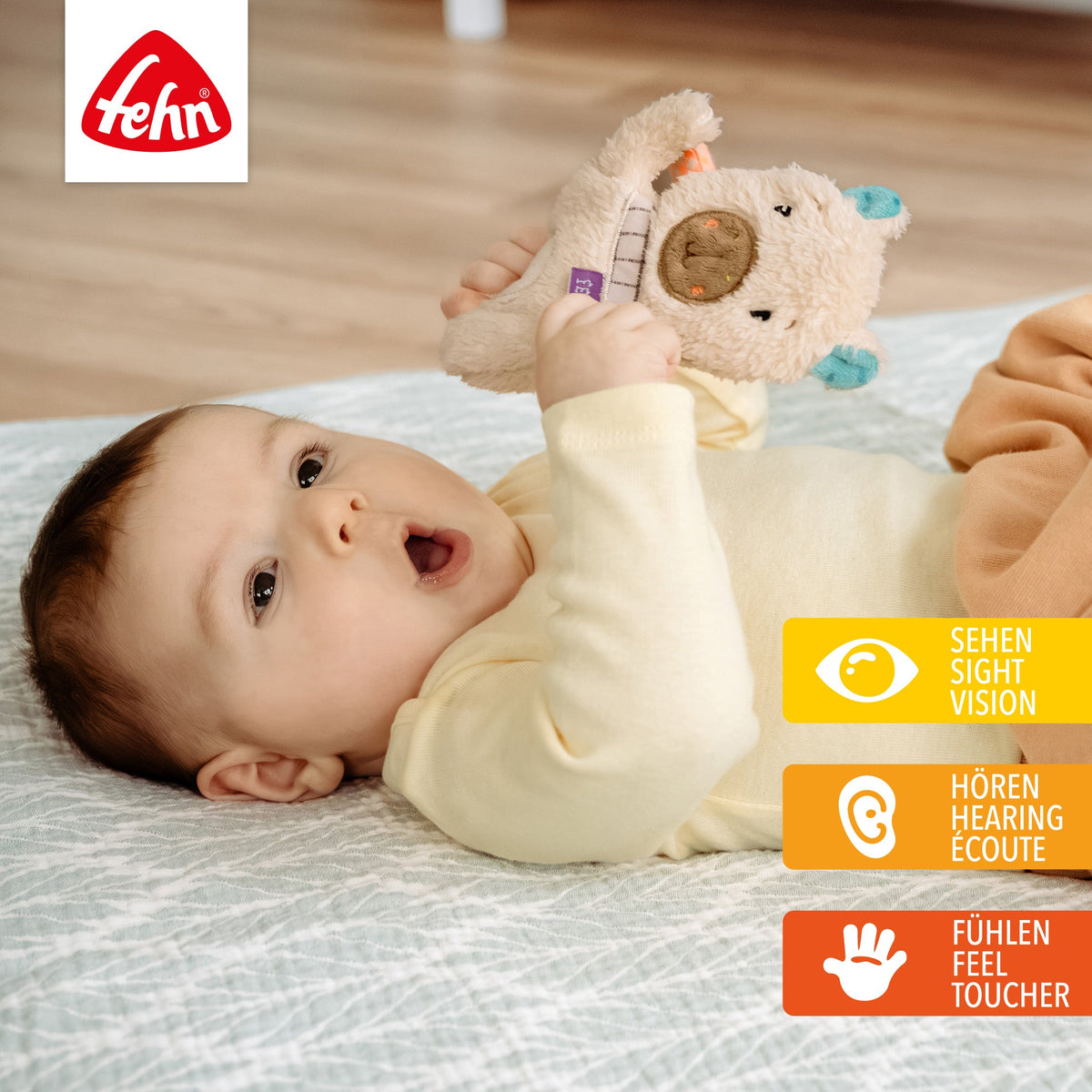 Fehn | Aktivitetsleke med knitring – Kapybara Clara