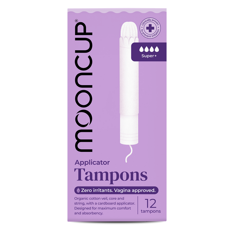 Mooncup | Tamponger med Applikator, Plastfrie – Super+