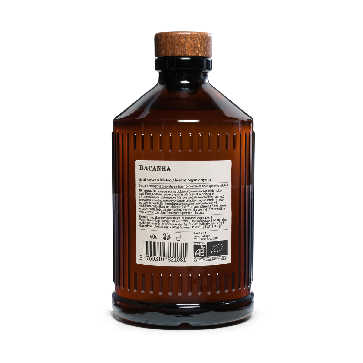 Bacanha | Melonsirup, økologisk – 400 ml
