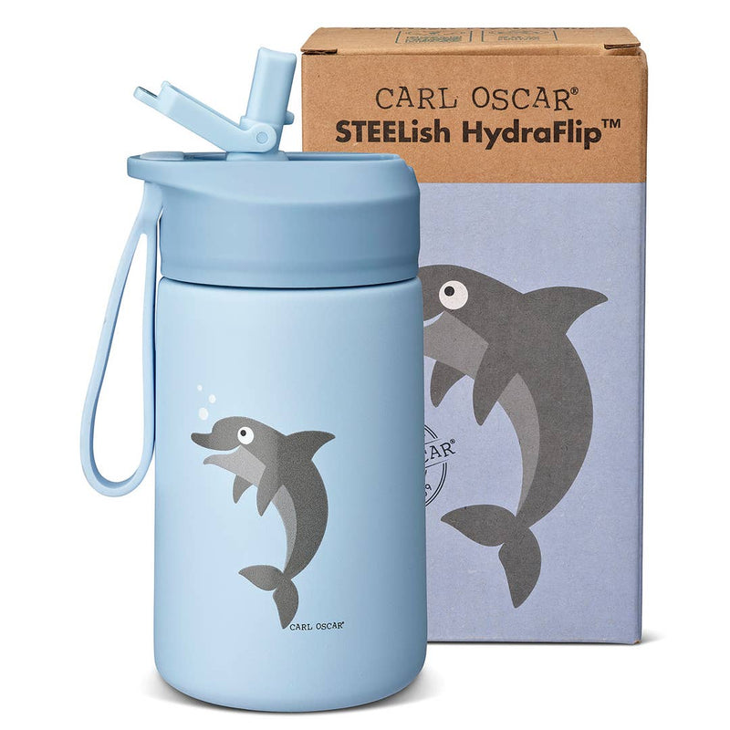 Carl Oscar | Steelish Hydraflip™ 0.4 L - Blue-Dolphin