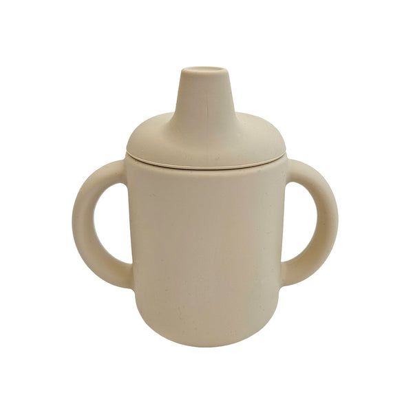 Summerville Organic | SIlikonkopp med tut, 120ml | Sandshell