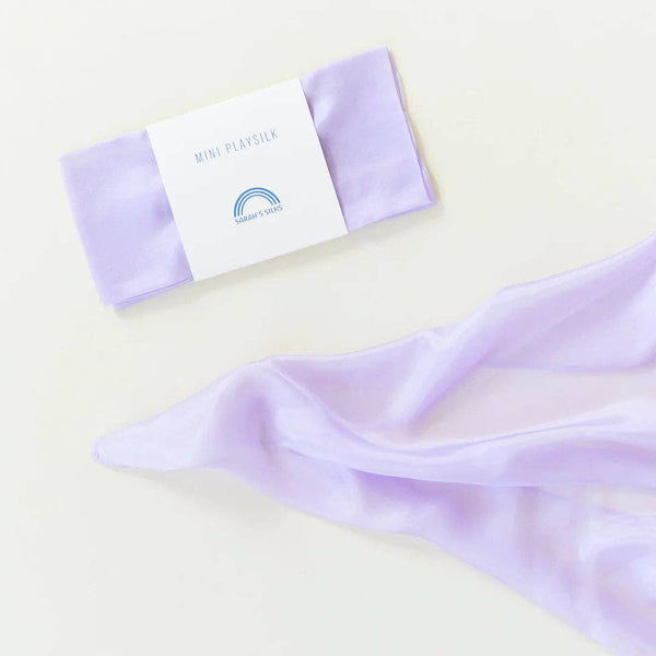 Sarah’s Silks | Lekesilke | 53x53 | Lavendel