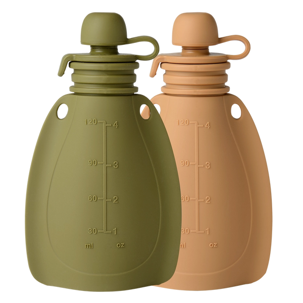 mininor | Klemmepose / Smoothiepose, 2 PK | Moss Green/Roe Deer