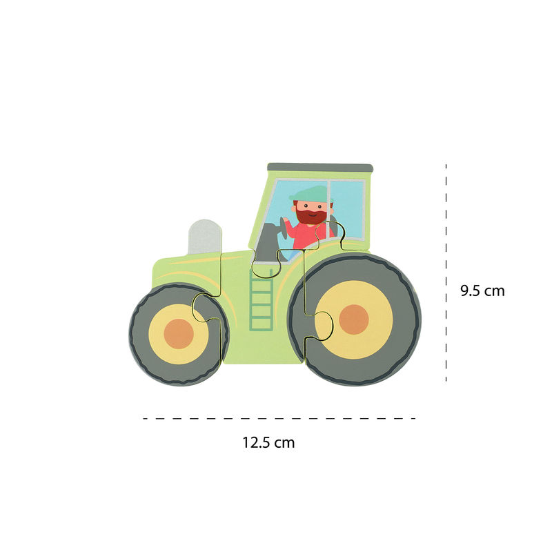 Orange Tree Toys | Mitt Første Puslespill, Traktor