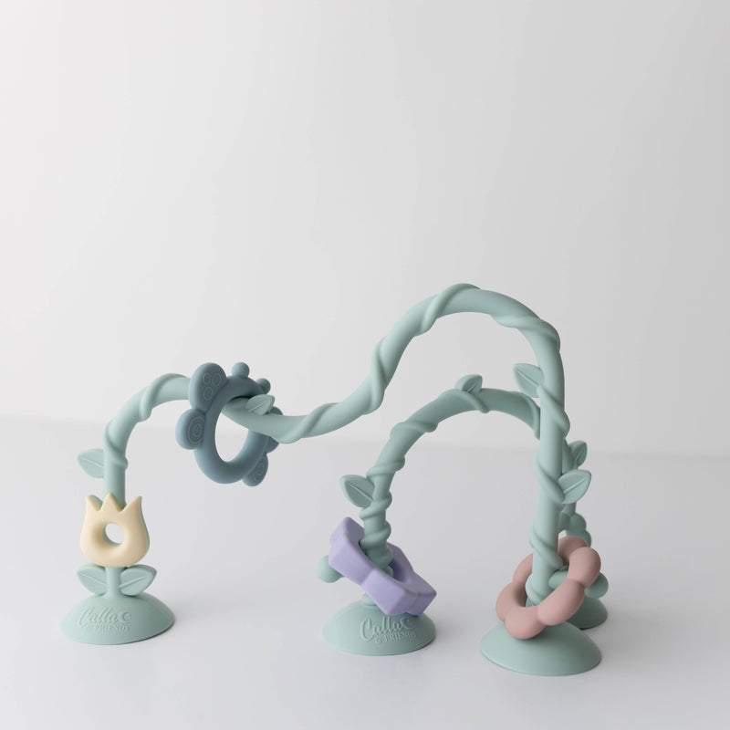 Calla & Friends | Aktivitetsleke i 100% Silikon m/Sugekopper, "Wildflower Dreams"