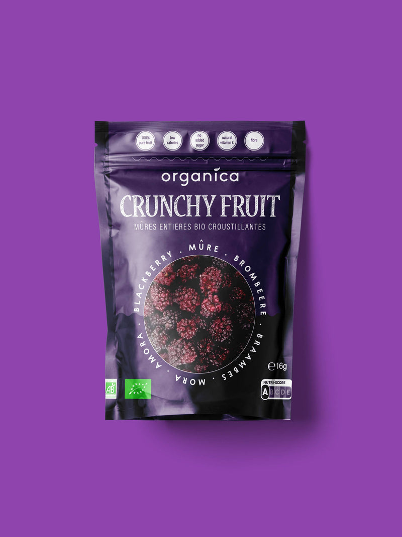Organica | Økologiske Bjørnebær, Frysetørret, 100% Ren Frukt | 16g ~ 120g