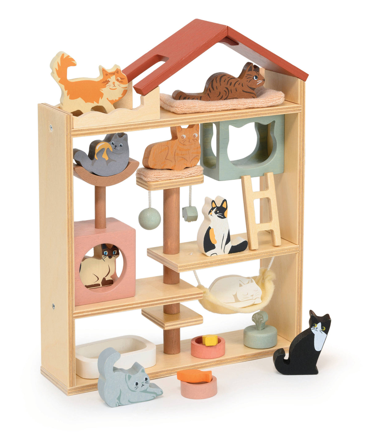 Tender Leaf | Kattehotellet, "Purrfect Stay Cat Hotel" - 99%* Plastfri