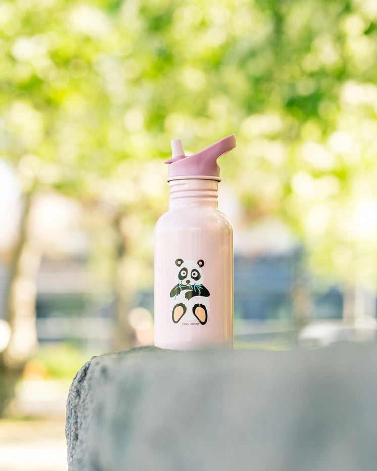 Carl Oscar | STEELish™ Flask 0.5L, Rosa Panda