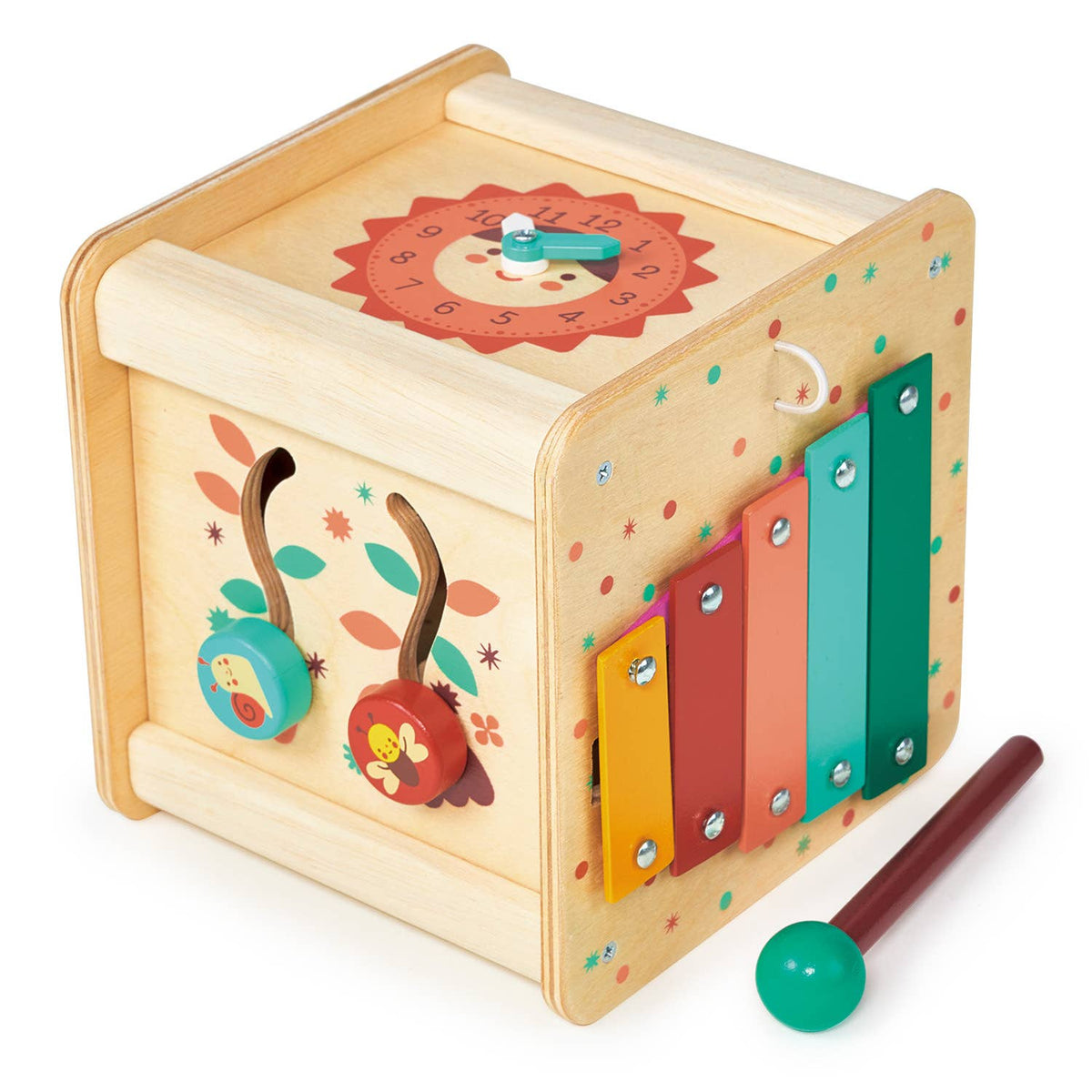 Mentari | Aktivitetskube, "Toddler Activity Cube" - Plastfri