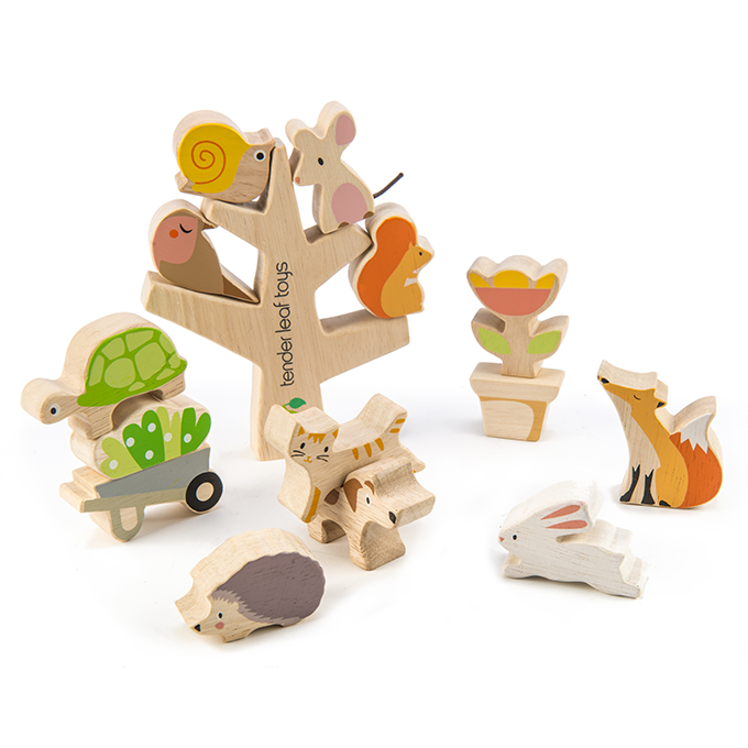 Tender Leaf | Stableleke, Hagens Venner, "Stacking Garden Friends" - Plastfri