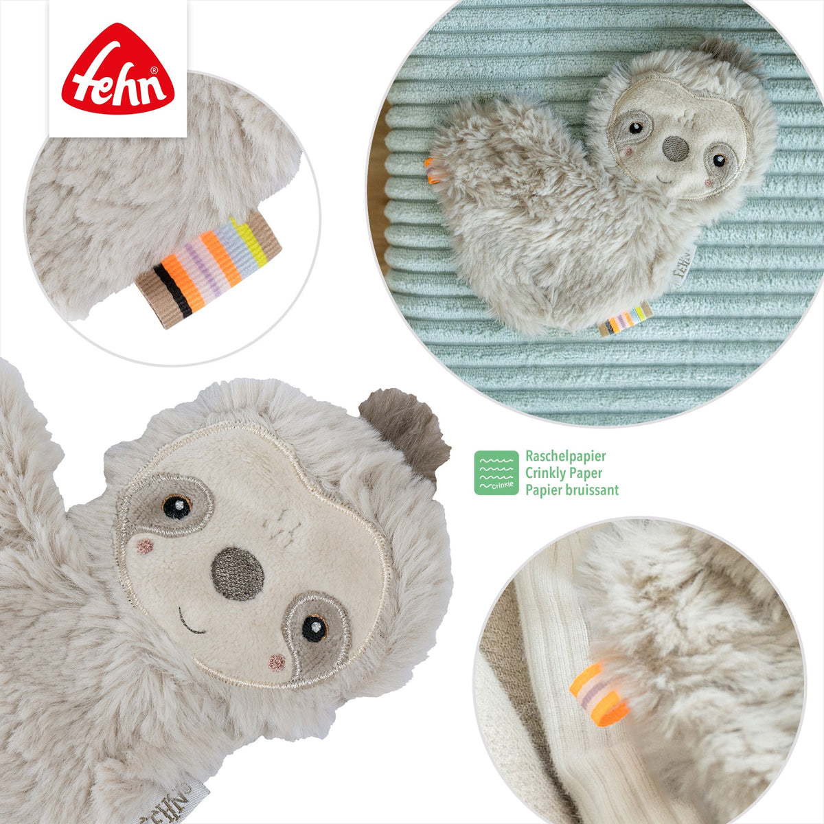 Fehn | Aktivitetsleke med knitring – Dovendyr