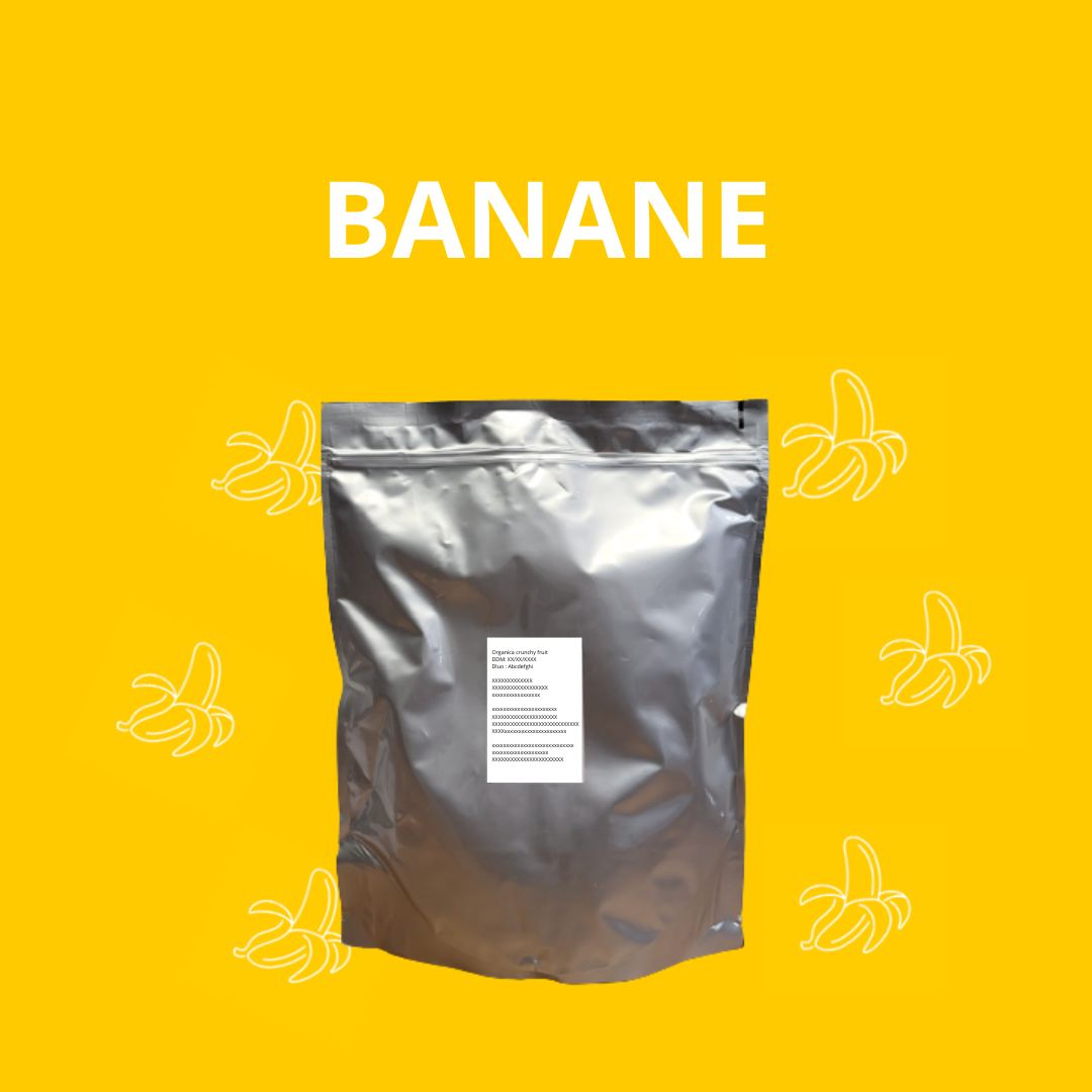 Organica | Økologisk Banan, Frysetørret, 100% Ren Frukt | Økonomipakn. 1kg ~ 10kg