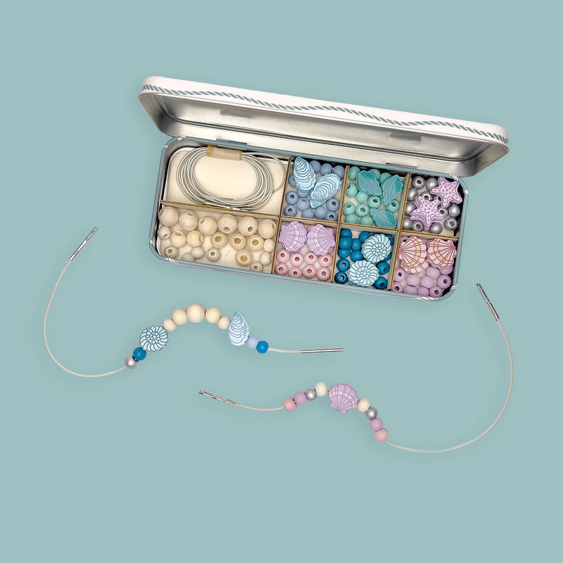Cotton Twist | Perlesett armbånd med skjell - Hobbysett barn