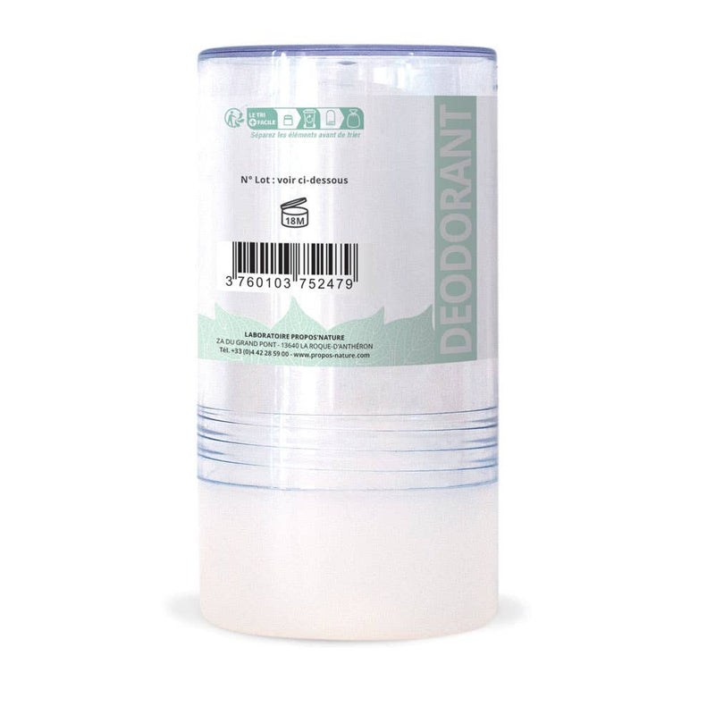 Propos'Nature | Naturlig Saltstein Deodorantstift – Parfymefri og skånsom (115 g)