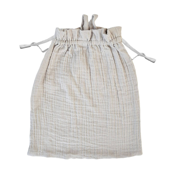 Summerville Organic | Musselinpose i 100% Økologisk Bomull, 30×35 cm | Grå