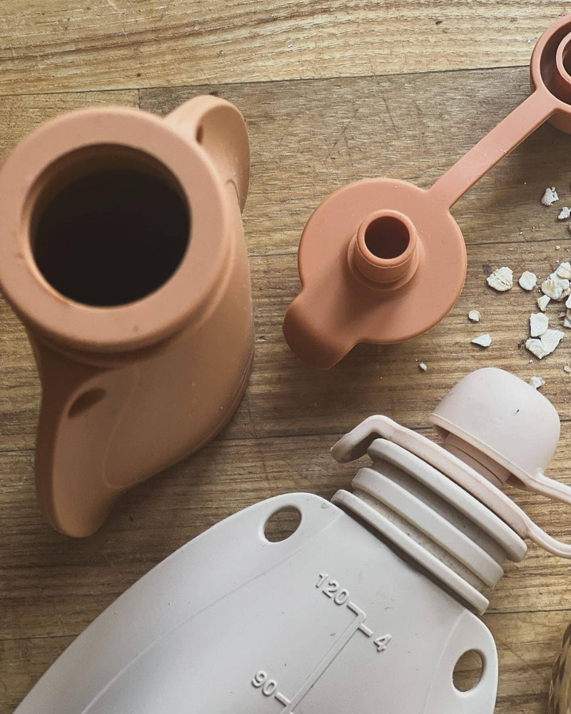 mininor | Klemmepose / Smoothiepose med skje, 120 ml | Roe Deer
