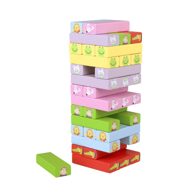 Orange Tree Toys | Stabletårn (fjern en kloss til tårnet raser)