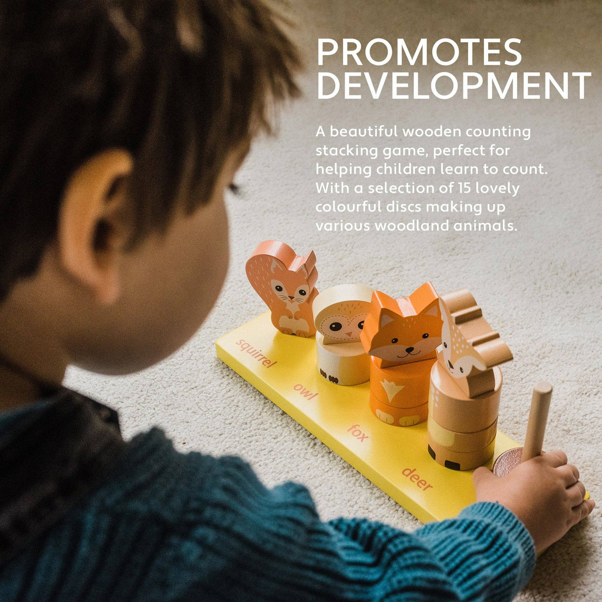 Orange Tree Toys | Skogsdyr | Telle- og Stablespill