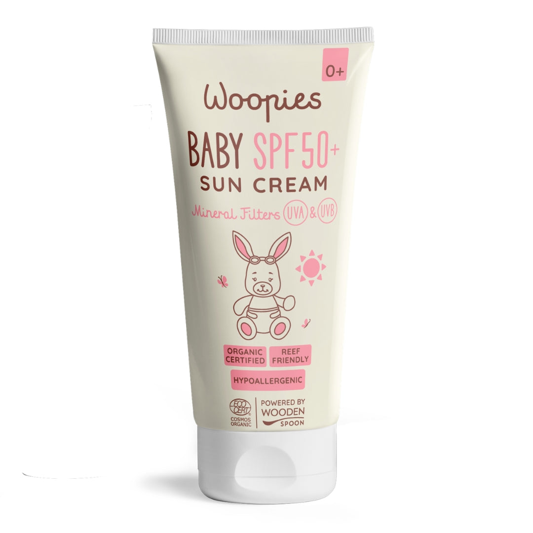 Wooden Spoon | Solkrem SPF50+, 100 ml - "Woopies Sun Cream Baby & Kids"