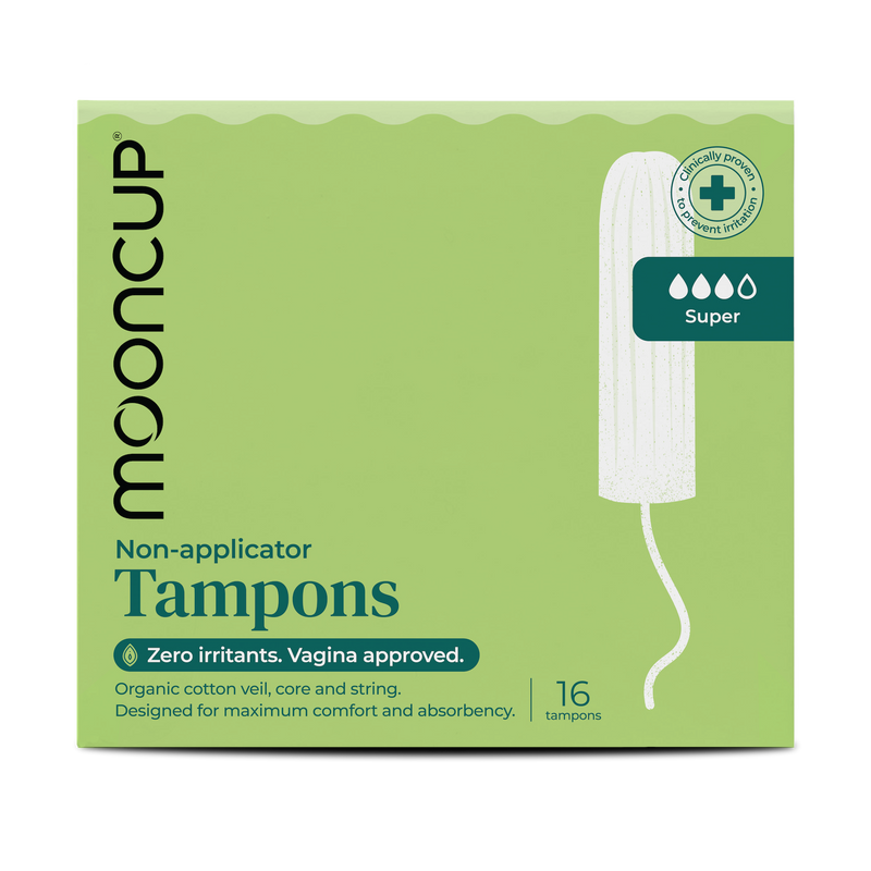 Mooncup | Tamponger uten Applikator, Plastfrie – Medium