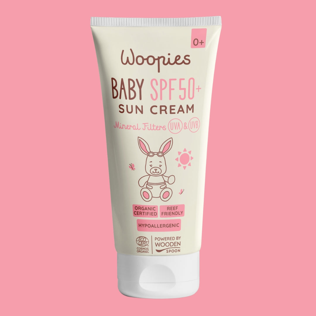 Wooden Spoon | Solkrem SPF50+, 100 ml - "Woopies Sun Cream Baby & Kids"