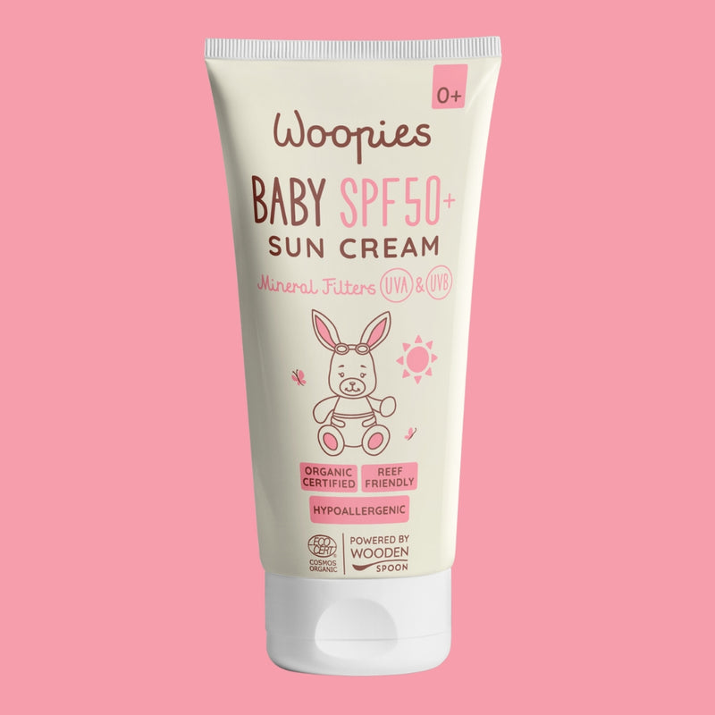 Wooden Spoon | Solkrem SPF50+, 100 ml - "Woopies Sun Cream Baby & Kids"