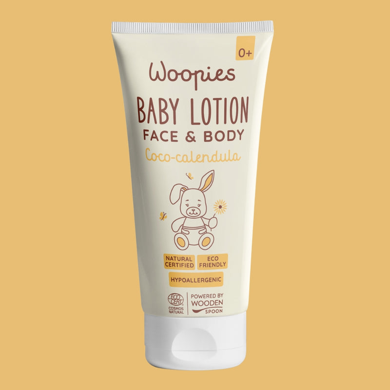 Wooden Spoon | Woopies Baby Lotion Face & Body Coco Calendula – 100 ml