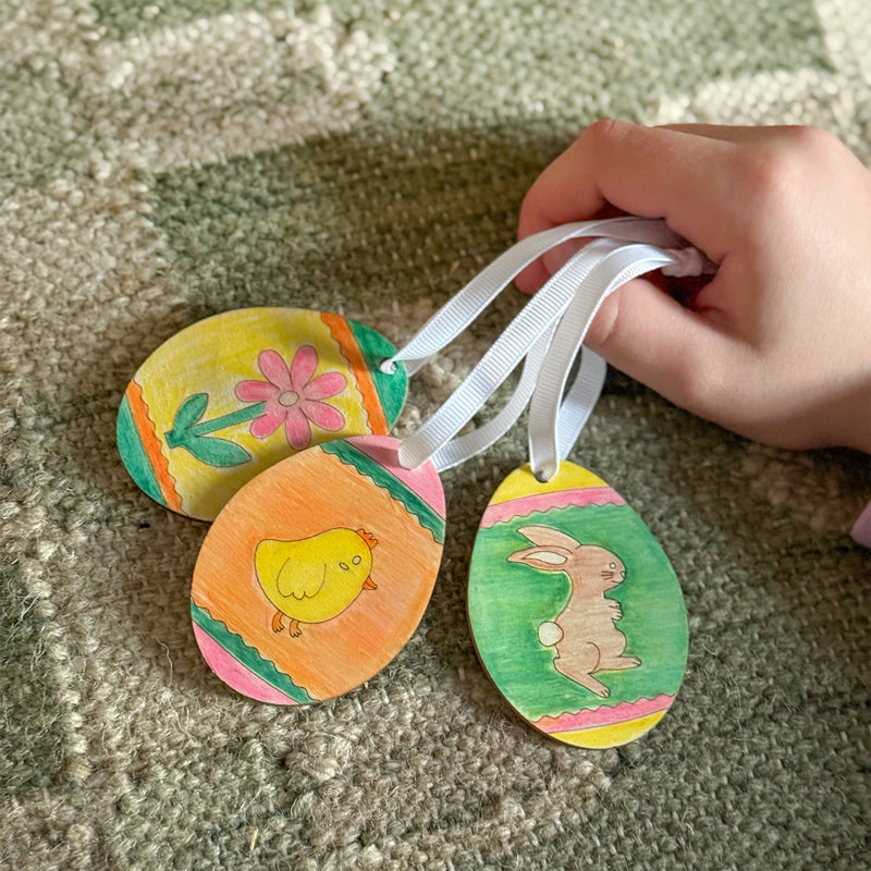 Cotton Twist |  Colour Your Own Easter Egg Decorations - DIY påskeegg hobbysett