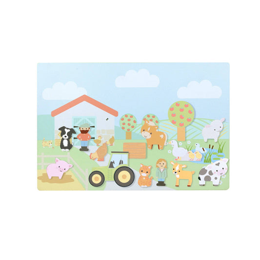 Orange Tree Toys | Magnettavle | Gårdsdyr