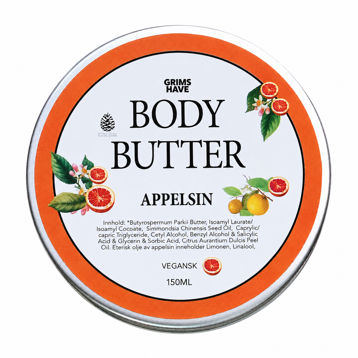 Grims Have | Body Butter Appelsin - 150 ml