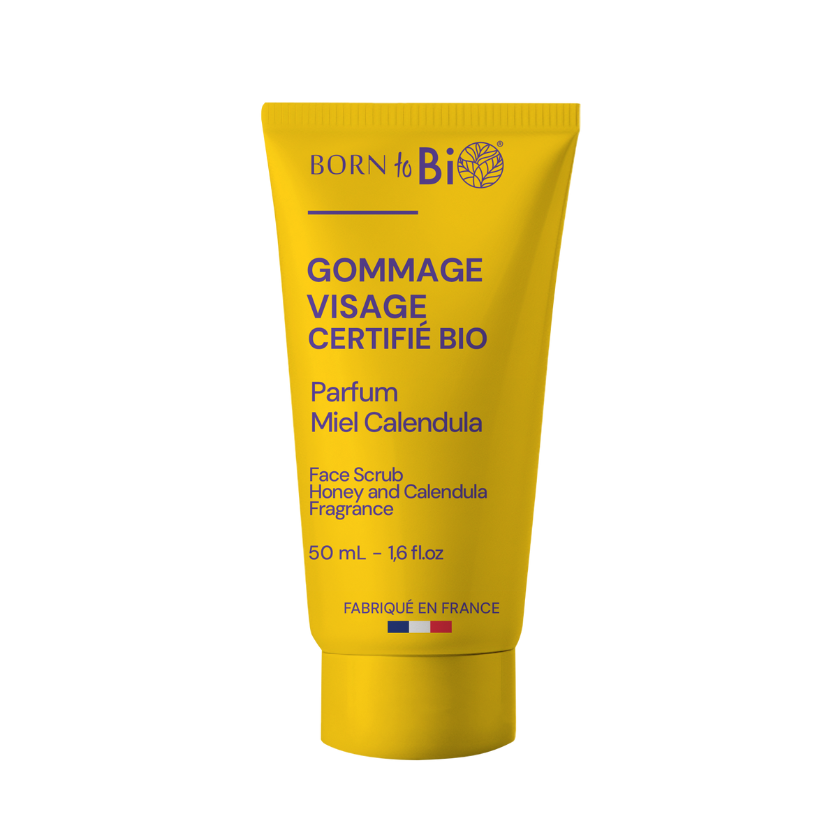 Born to Bio | Økologisk ansiktsskrubb med akasiehonning & ringblomst - 50 ml